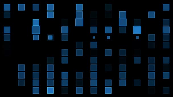 Abstract blue squares — Stock Footage Abstract blue squares Video Clip