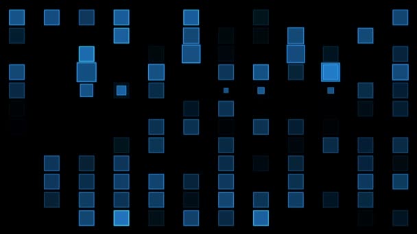 Quadri blu astratti — Video Stock