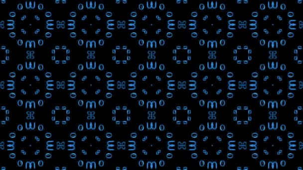 Déplacement des lettres bleues 