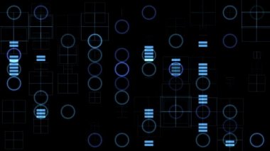 Equalizer'ı ve mavi daireler