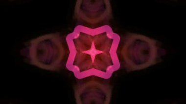 Pembe ışıklar kaleydoskop