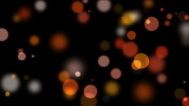 Bunte Bokeh-Lichter — Stockvideo