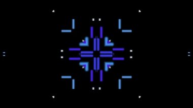 Yatay ve dikey mavi çizgiler