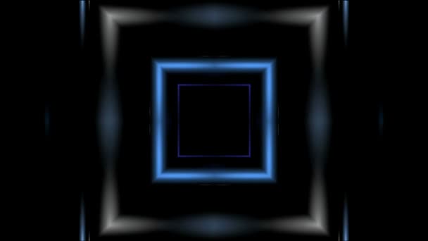 Tunnel carré abstrait — Video