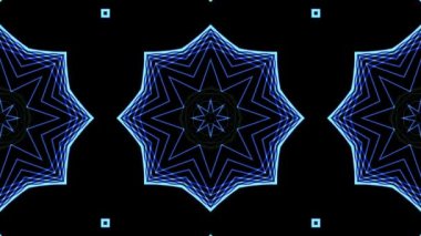 Mavi çizgiler kaleydoskop