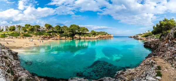 Tájkép Csodálatos Öbölben Palma Mallorca Sziget Spanyolország — Stock Fotó