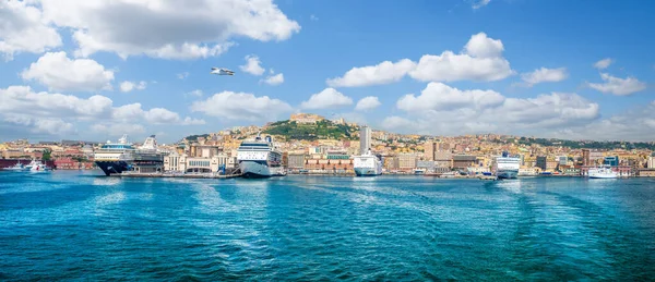 Landscape Naples Harbour Italy — Stock fotografie