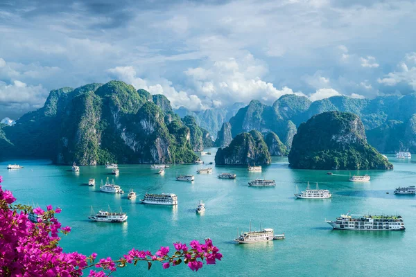 Τοπίο Καταπληκτικό Halong Bay Βιετνάμ — Φωτογραφία Αρχείου