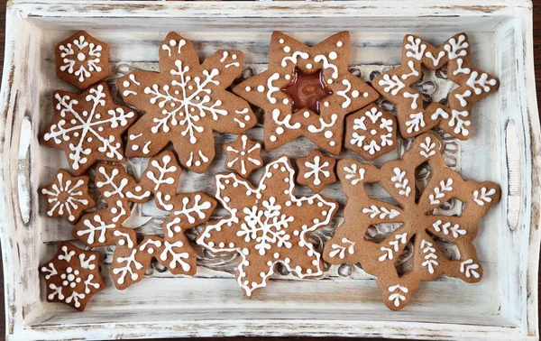 Sweet gingerbread cookies — Stock Photo, Image