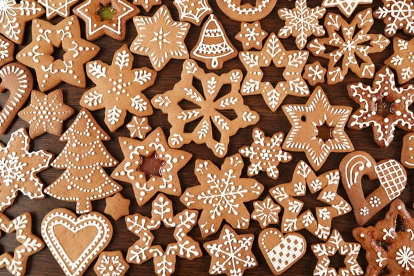 Hembakade pepparkakor — Stockfoto