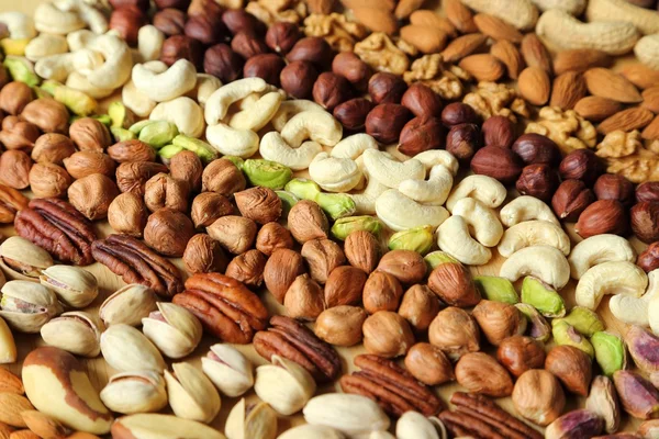 Variëteiten noten. — Stockfoto