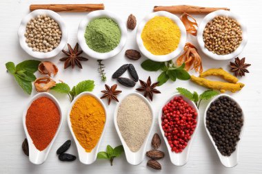 Spices and herbs. clipart