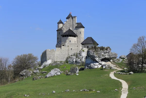 Zamek Bobolice, Polska. — Zdjęcie stockowe