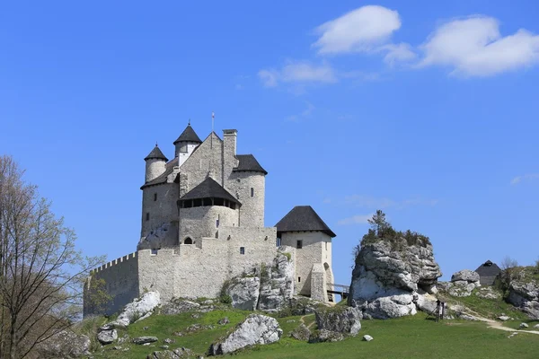 Zamek Bobolice, Polska. — Zdjęcie stockowe