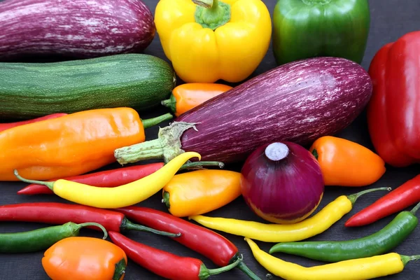 Овочі свіжі кольорові . — стокове фото