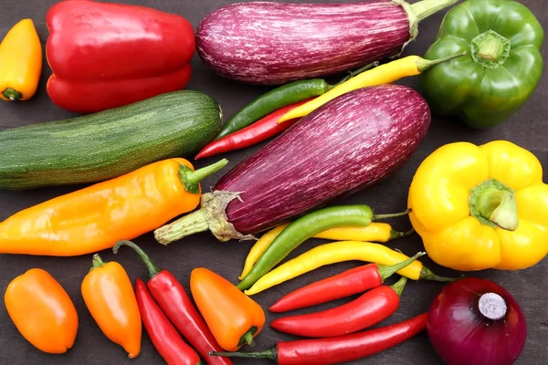 Fresh colored vegetables. — Stock Photo, Image