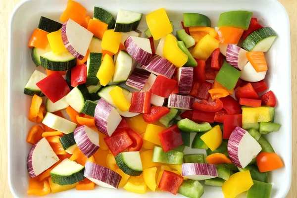 Vegyes színes zöldségek. — Stock Fotó