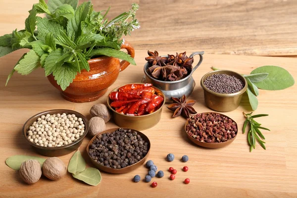 Herbs and spices. — Stock Photo, Image