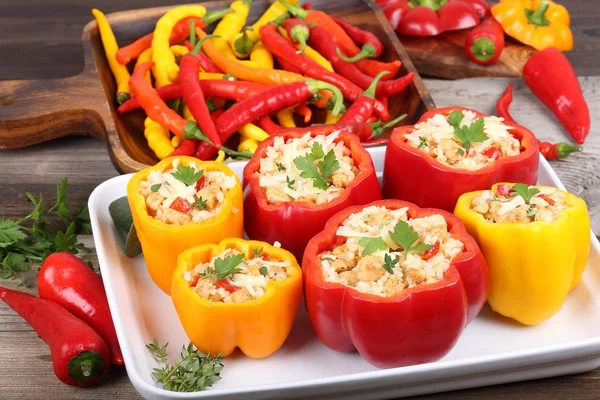 Pimientos rellenos — Foto de Stock