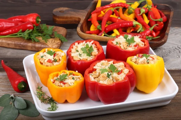 Stuffed peppers — Stock Photo, Image