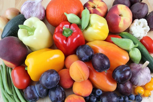 Groenten en fruit. — Stockfoto