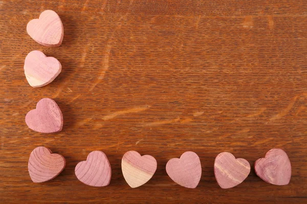 Wooden hearts. — Stock Photo, Image