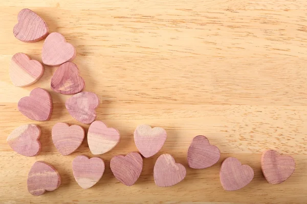 Cuori di legno . — Foto Stock