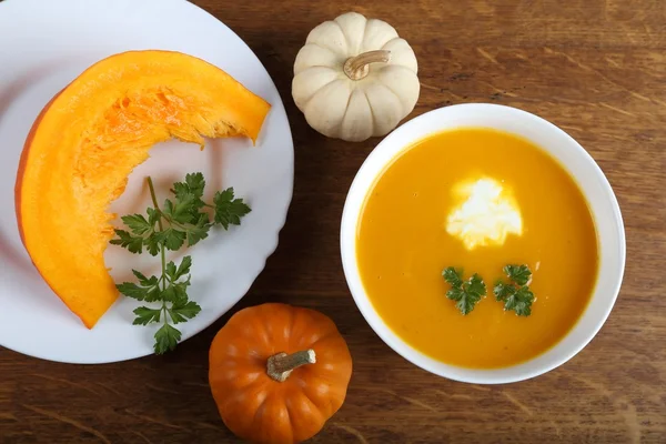 Sopa de calabaza . — Foto de Stock