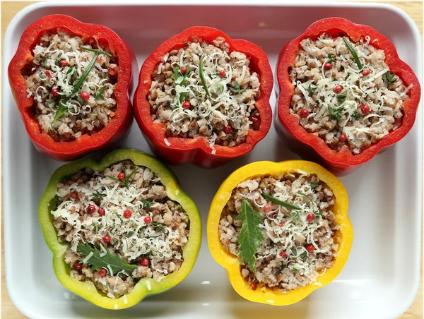 Stuffed peppers — Stock Photo, Image