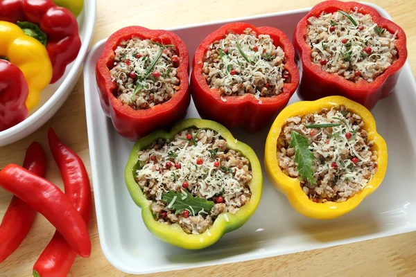 Pimientos rellenos — Foto de Stock