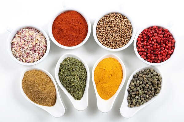 Colorful spices.