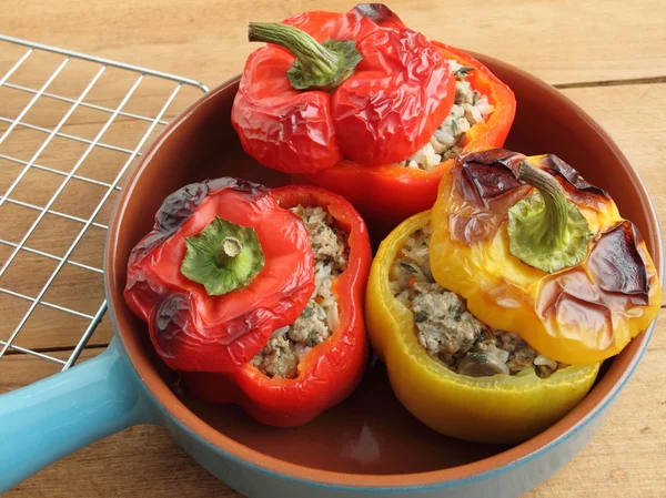 Delicious stuffed peppers — Stock Photo, Image