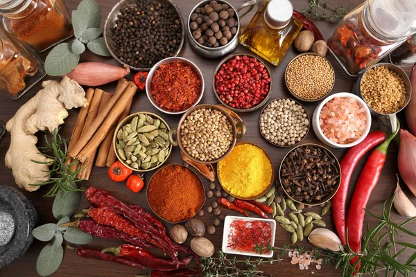 Spices and herbs. — Stock Photo, Image