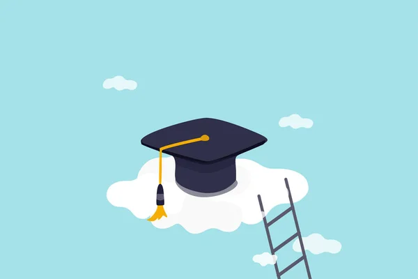 Ensino Superior Custo Despesa Para Pós Graduação Conceito Educação Alto — Vetor de Stock
