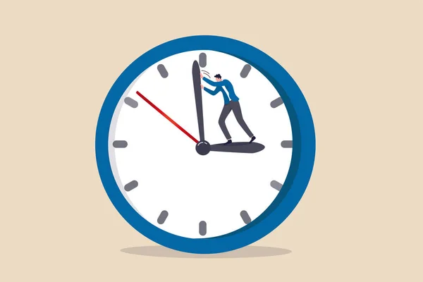 Turn Back Time Change Fix Mistake Inevitable Failure Urgency Closed Royalty Free Stock Vectors