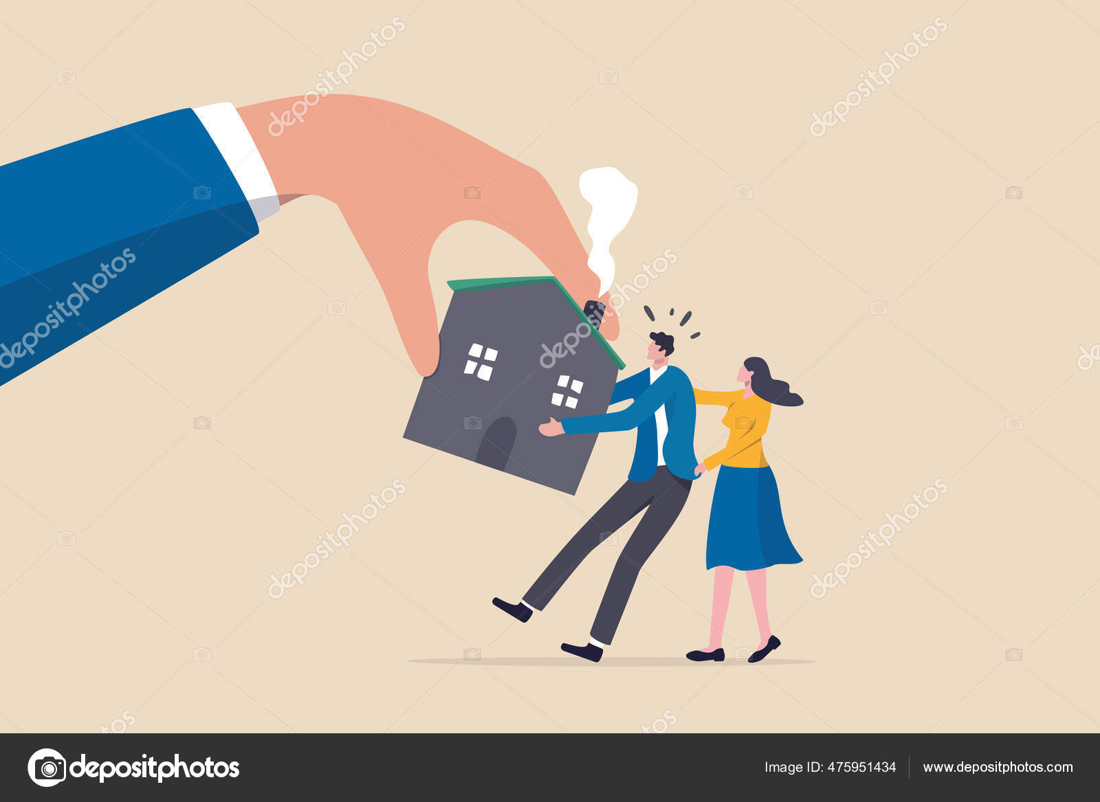 Eviction Mortgage Debt Foreclosure Difficulty Payback Bank - Main Image