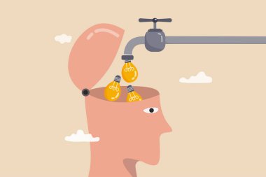 Yeni beceriler öğrenin, yeni fikirler ya da yenilikçi çözümler yaratın, eğitim ve bilgi ya da hayal gücü ve yaratıcılık dahice düşünmek için, parlak ampul fikirleri borudan insan kafasına akar.