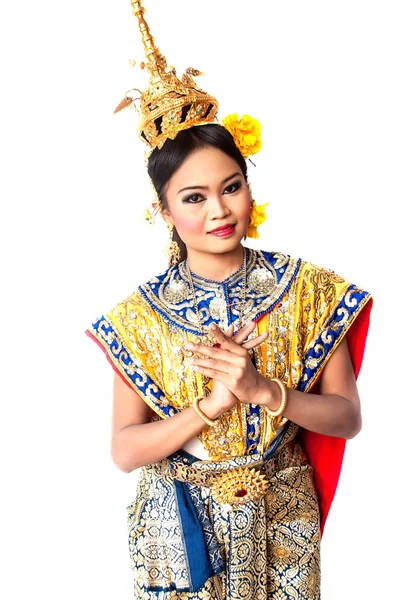 가 면된 콘 태국에서 태국 문화 춤 예술 — 스톡 사진