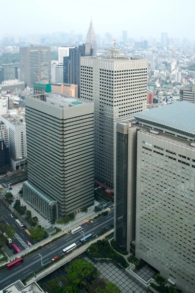 Paisaje urbano de Tokio, la vista desde el observador libre del Metro de Tokio —  Fotos de Stock