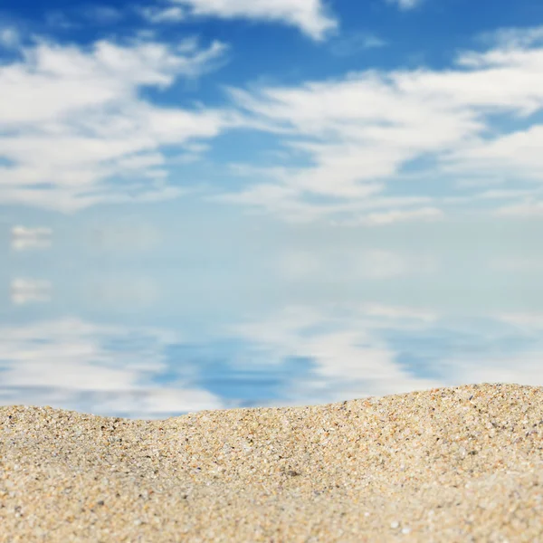 Solen och island beach. sommaren sköt — Stockfoto