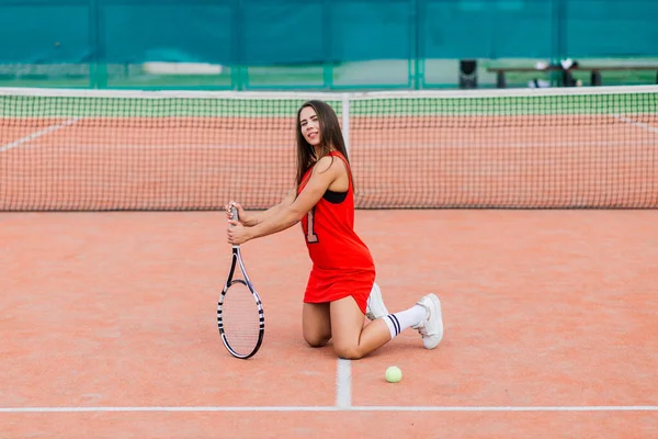 드레스를 테니스 — 스톡 사진