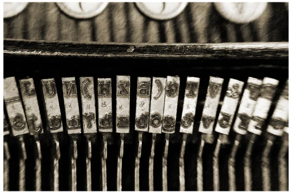 Old typewriter - detail (6) — Stock Photo, Image