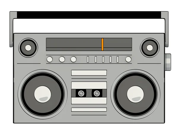 Ghettoblaster - мультфільм — стокове фото