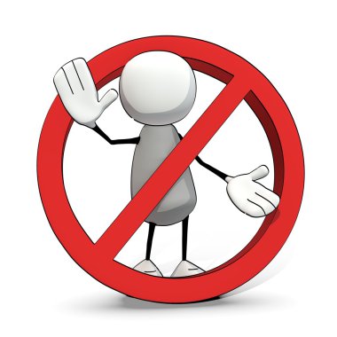 yarım yamalak ufaklık - yasak işareti