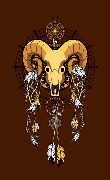 Aries sacred animal emblema