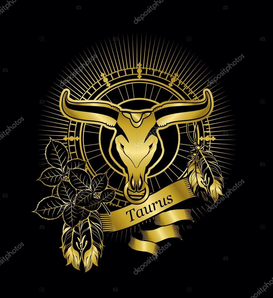 Taurus zodiac sign Stock Vector Image by ©marrishuannna #103670734