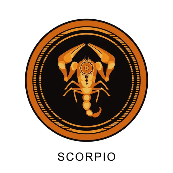 Skorpion zodiak tecken — Stock vektor