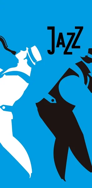 Jazz och blues — Stock vektor