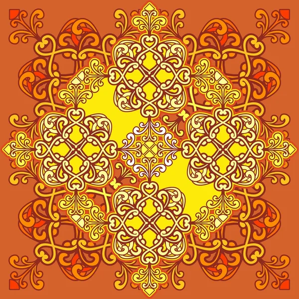 Arapça süsleme mandala — Stok Vektör