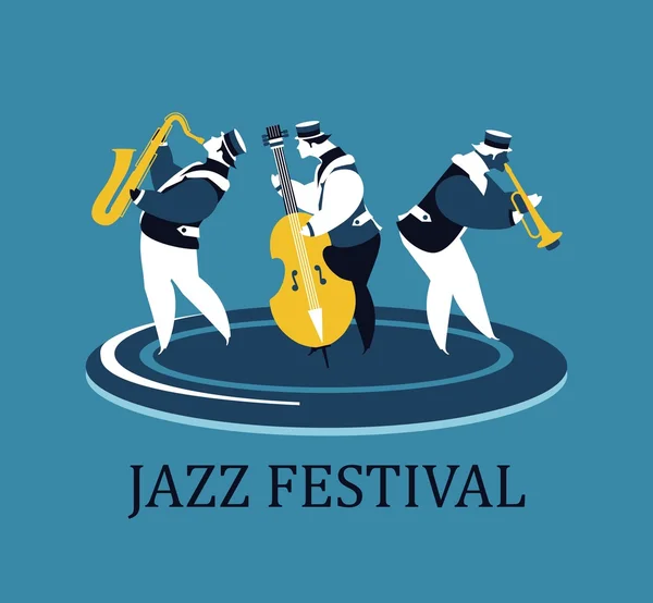 Festival de Jazz et Blues — Image vectorielle